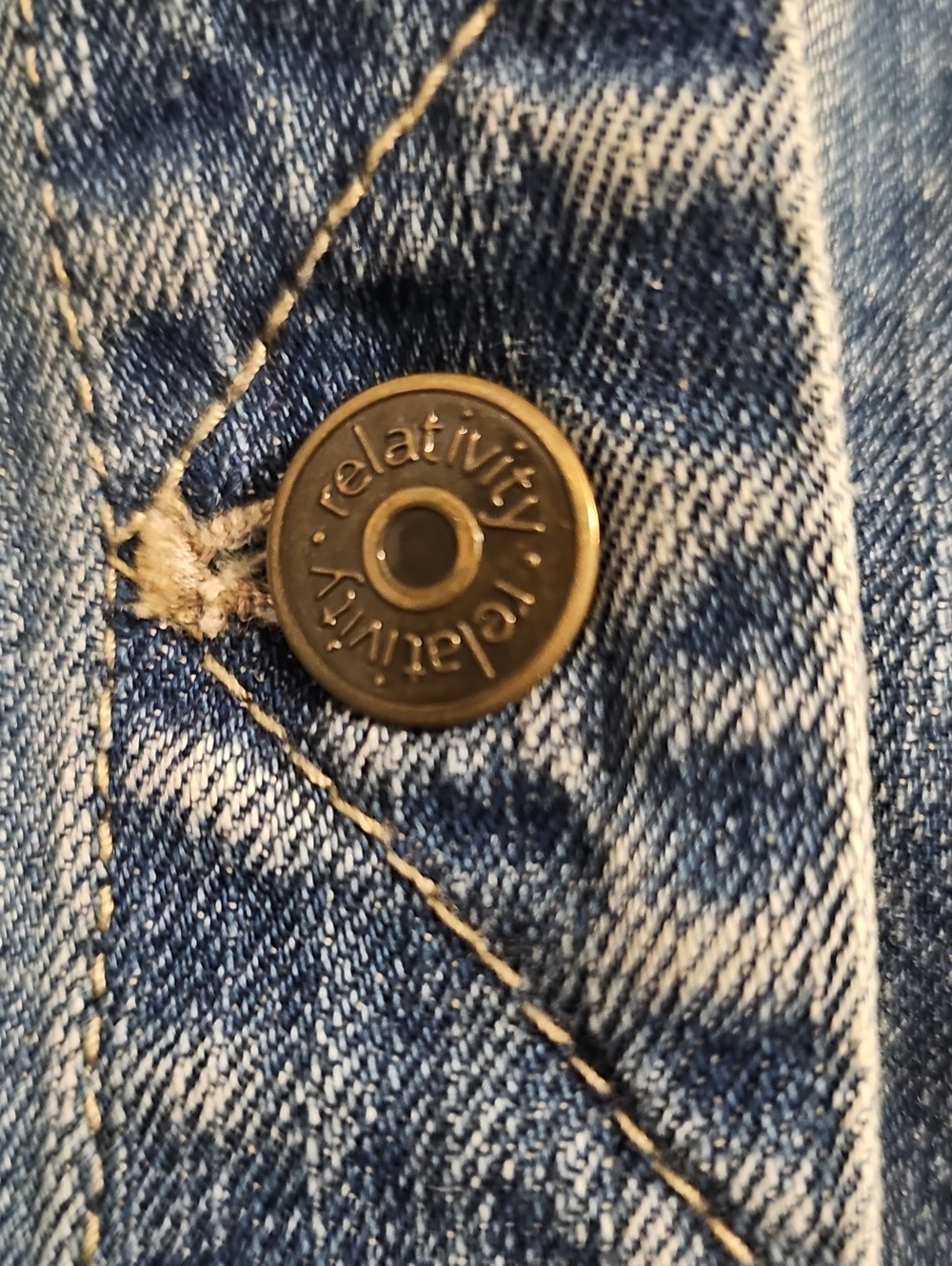 Relativity Jean Jacket - Picture 3 of 4